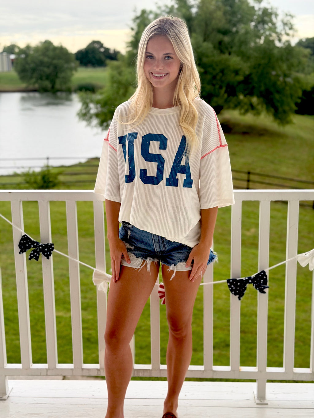 USA Ribbed Top