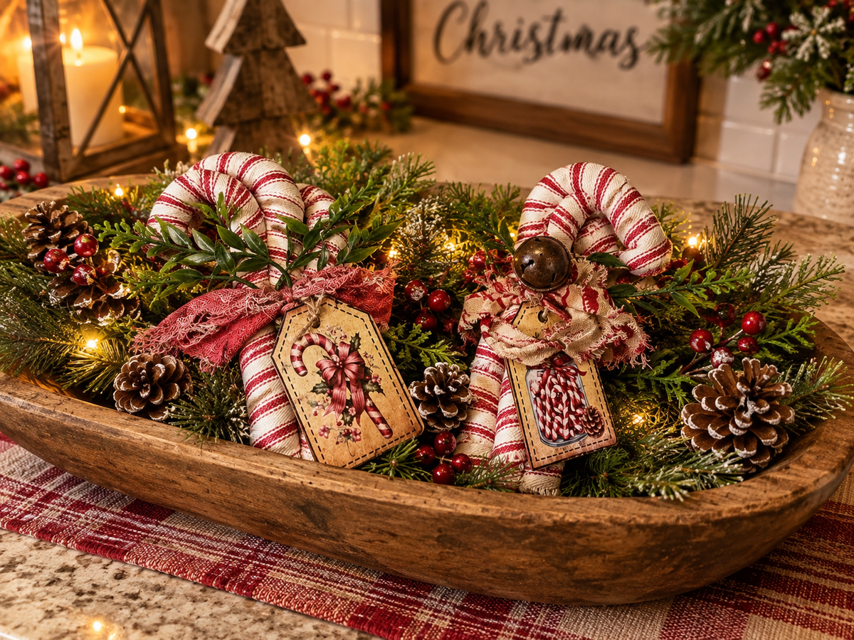 Vintage Christmas Candy Canes