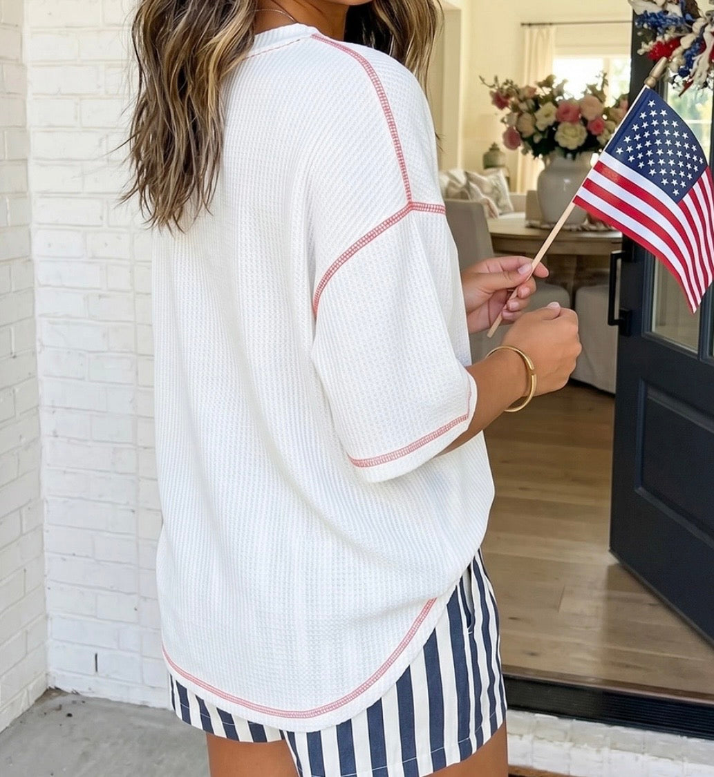USA Ribbed Top