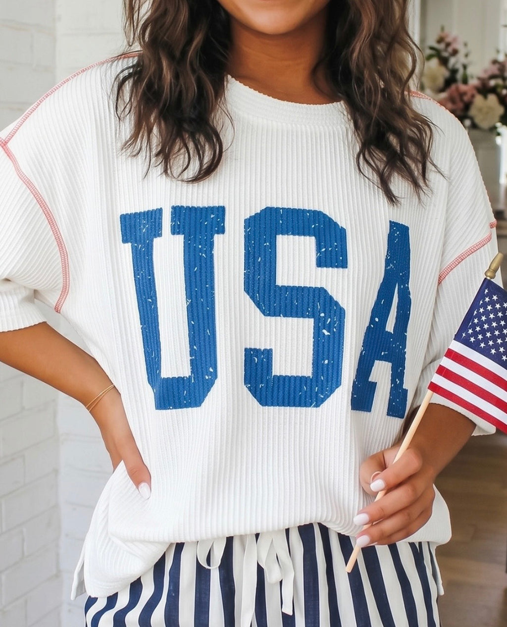 USA Ribbed Top