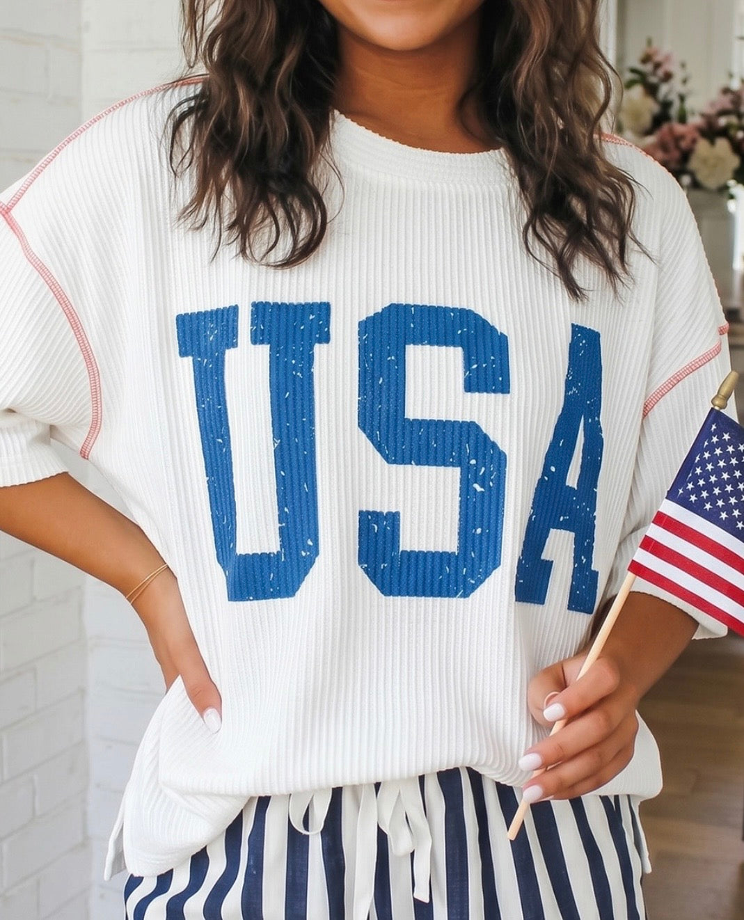 USA Ribbed Top