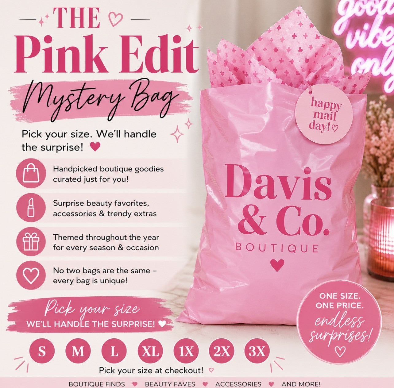 The Pink Edit Mystery Bag